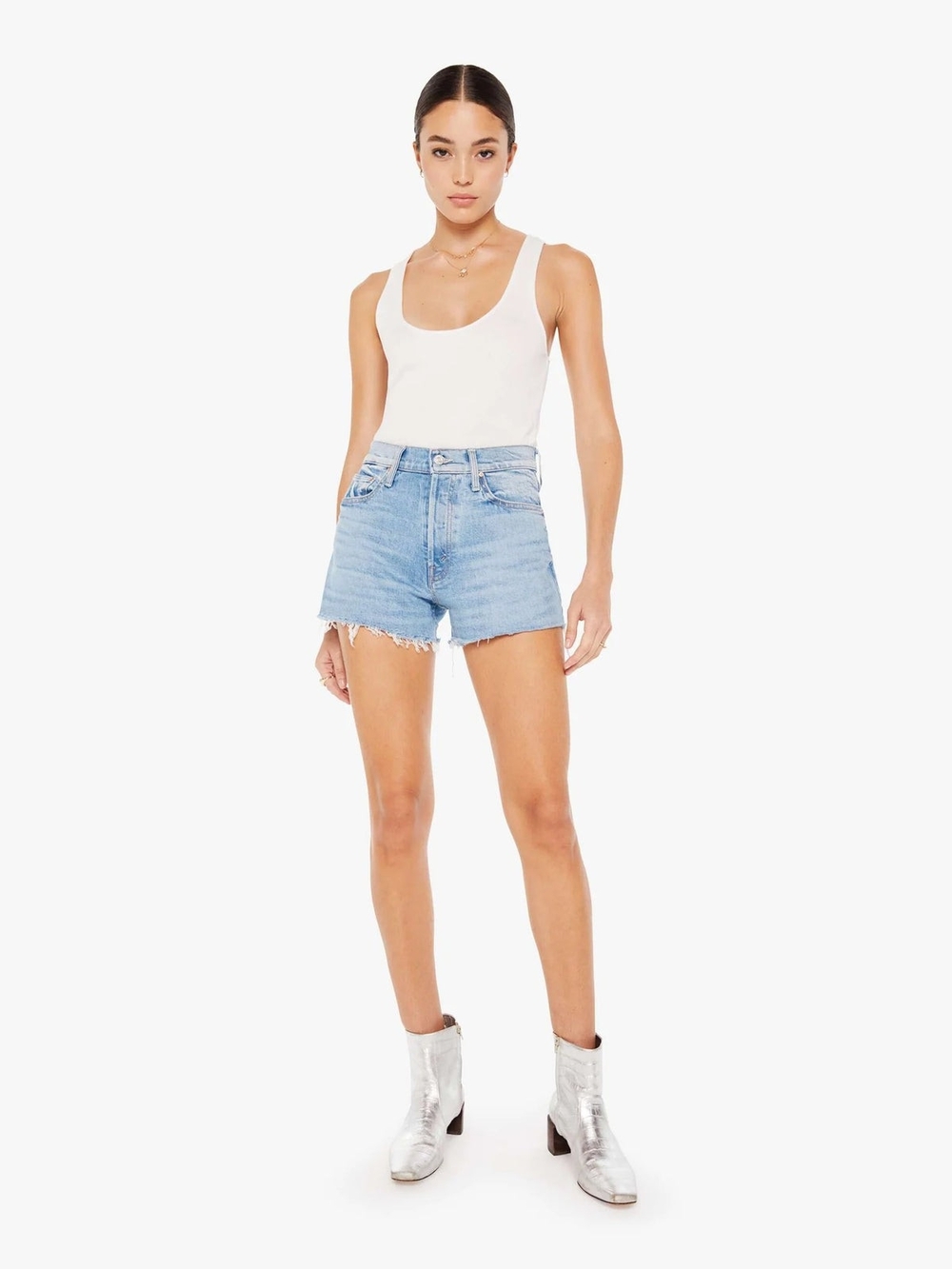 NWT- MOTHER The Tomcat Fray Short Let them eat cake Women's Size 27